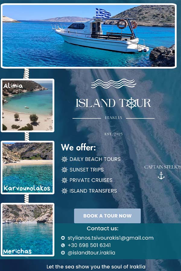 Island Tour Iraklia Island Tour Iraklia